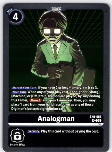 Analogman rare versus monsters - rare,