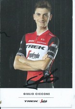 TDF CYCLISME autographe  de  CICCONE GIULIO  team  TREK