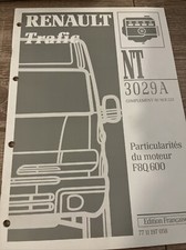 Manuel reparation ATELIER RENAULT Trafic Nt 3029A Moteur F8Q 600