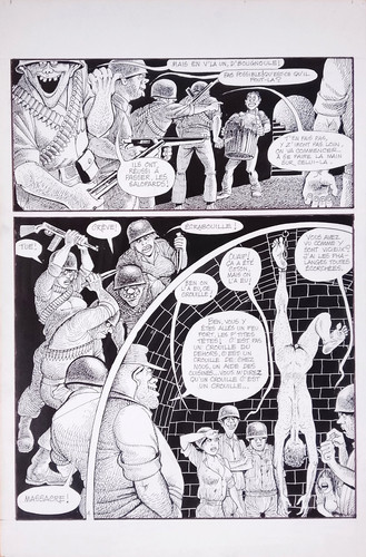 Planche originale georges - planche,