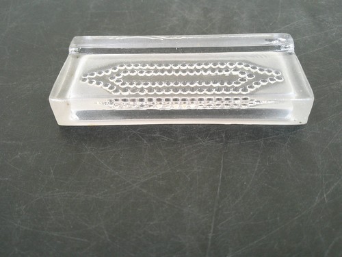 Porte couteau art deco verre - porte,