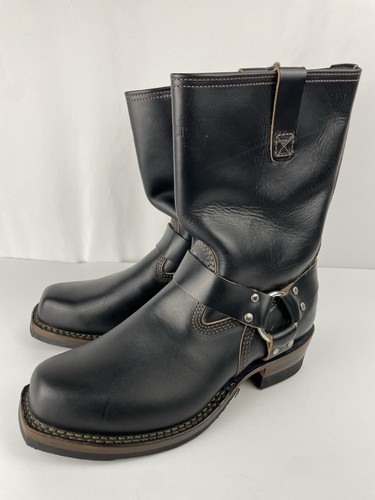 Wesco pull black leather - pull, on