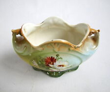 Jardinière Porcelaine 1900 Décor Floral Rehaussé Main Dinette Maison de Poupée