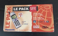 RARE COFFRET NEUF gsm panasonic G520 BLEU TELEPHONE PORTABLE VINTAGE 1999