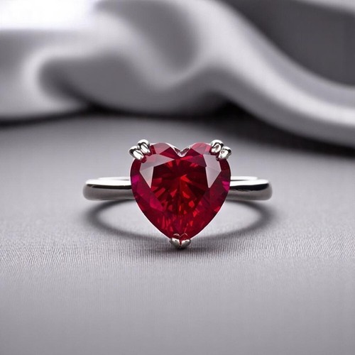 Bague rubis carats forme - 4,
