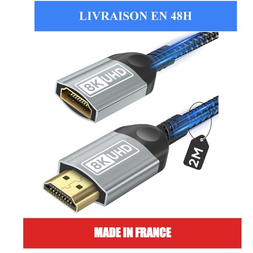 Rallonge hdmi mâle vers - m,