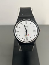 Swatch Gent 1987 GZ400RE Olympic Logo New Fantastic
