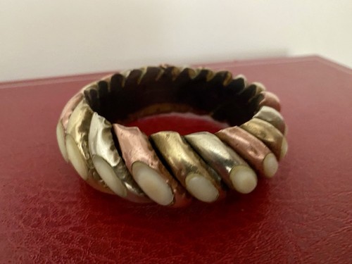 Bracelet jonc torsadé - , vintage