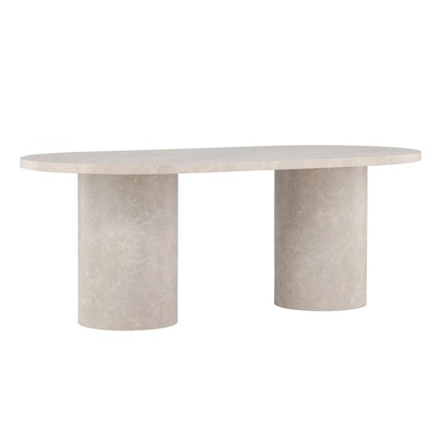 Table manger effet marbre - à,