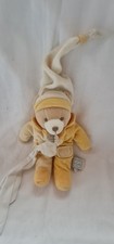 Doudou Ours Jaune Mouchoir