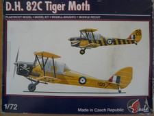 Maquette Avion 1/72 PAVLA Ref 72052 D.H. 82C Tiger Moth