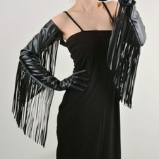 Femme Simili Cuir Gants Gland