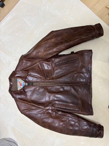 Aero leathers brown leather - aero,