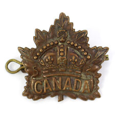 General Service - CAP BADGE CANADA WW1 ( matériel original )