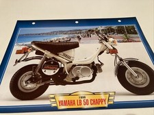 Yamaha LB50 Chappy 1990 50 LB fiche carte moto passion collection Atlas