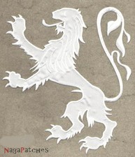 Patch écusson patche lion médiéval chevalier déguisement DIY dorsal ventral