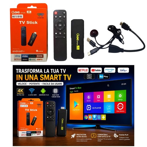Box stick android - tv, hdr