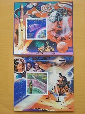 Djibouti Espace Explorer Vostok MNH neuf PA 193 194 1983 Bloc Luxe IMPERF