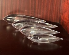 Rare série 4 sculptures Kosta