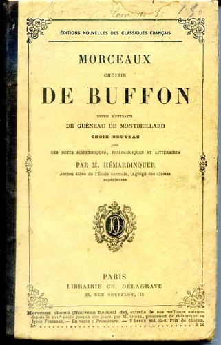 Morceaux choisis buffon - choisis,