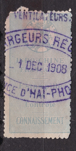 Timbre fiscaux indochine - fiscaux, indochine-obl