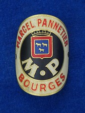 JOLI Nice RARE TOP ++ PLAQUE VELO ANCIENNE Old bike plate - PANNETIER BOURGES