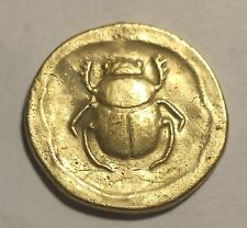 Jeton de pièce de monnaie. Rare ! Scarabée. scarabée égyptien. Talisman, amul...