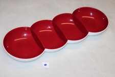 TUPPERWARE allegra  PLAT APÉRITIF GATEAUX SALÉS 4 COMPARTIMENTS environ 40 cm