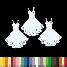 3 Découpes en papier _ ROBE