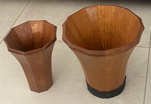 Anciens vintage cache pots - 2,