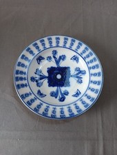 Assiette creuse bleu d'Arras