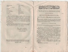 Sénatus-consulte organique de