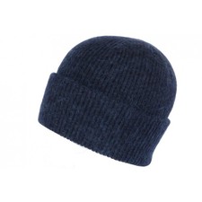 Bonnet Angora Bleu Marine en