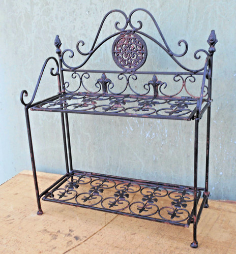 étagère métal fer - en,
