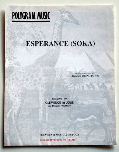 Partition vintage sheet music