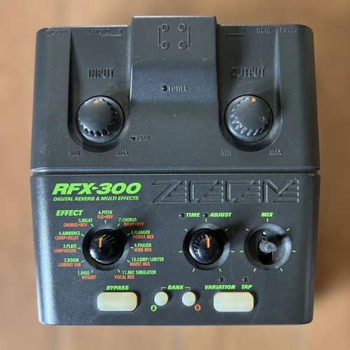 Zoom rfx 300 digital reverb - zoom, rfx-300