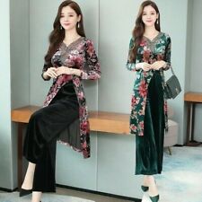 Femme Ethnique Robe Velours