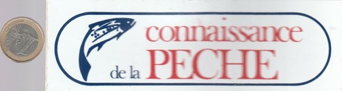 Autocollant pêche magazine - autocollant.,
