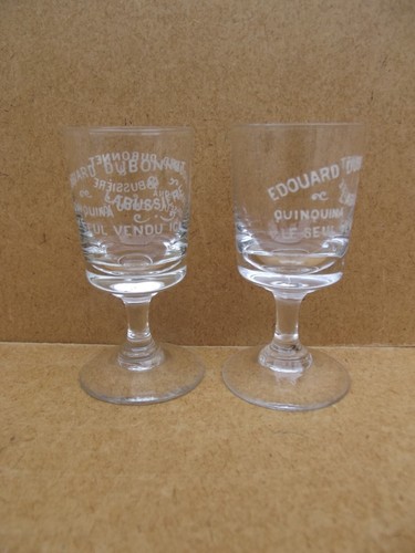 Ancien verre pied - pied, edouard
