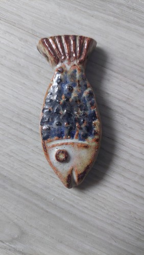 Pendentif poisson olivier - pendentif,