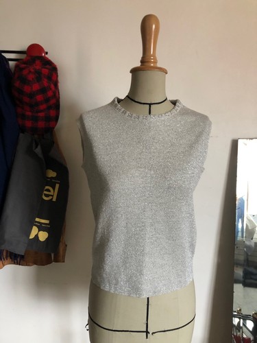 Haut sans manches lurex