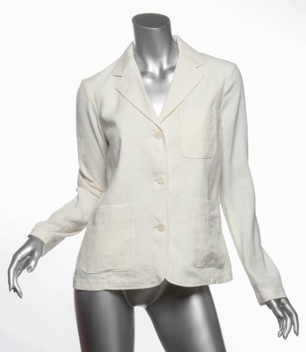 Vince womens cream linen - vince,
