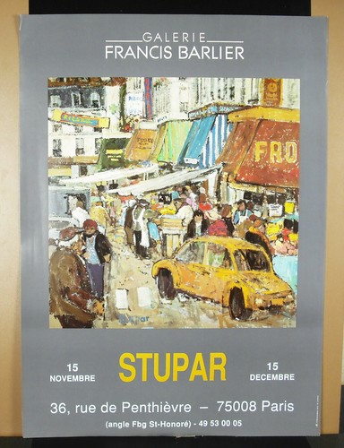 Affiche exposition artiste