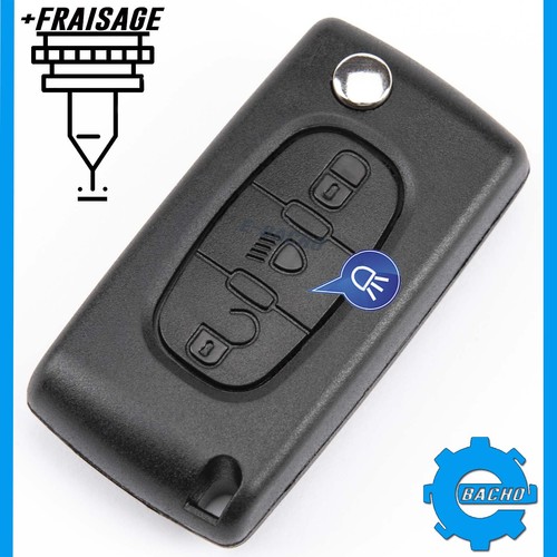 Coque clé pour citroen c3 - coque,