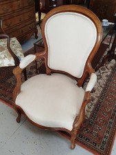 Fauteuil Voltaire retapissé