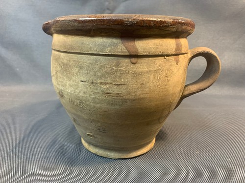 Ancien petit pot - crème, ou