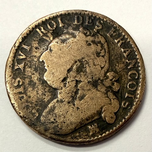 Pièce deniers 1792 - 12,