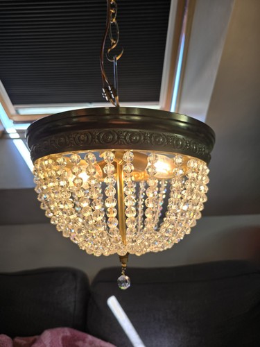 Lustre chandelier pampilles - lustre,