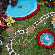  Outils Agricole Miniature Ferme De Jardinage Pour Les Enfants Jouets