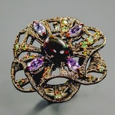 Bague Fine Art Opale Noire